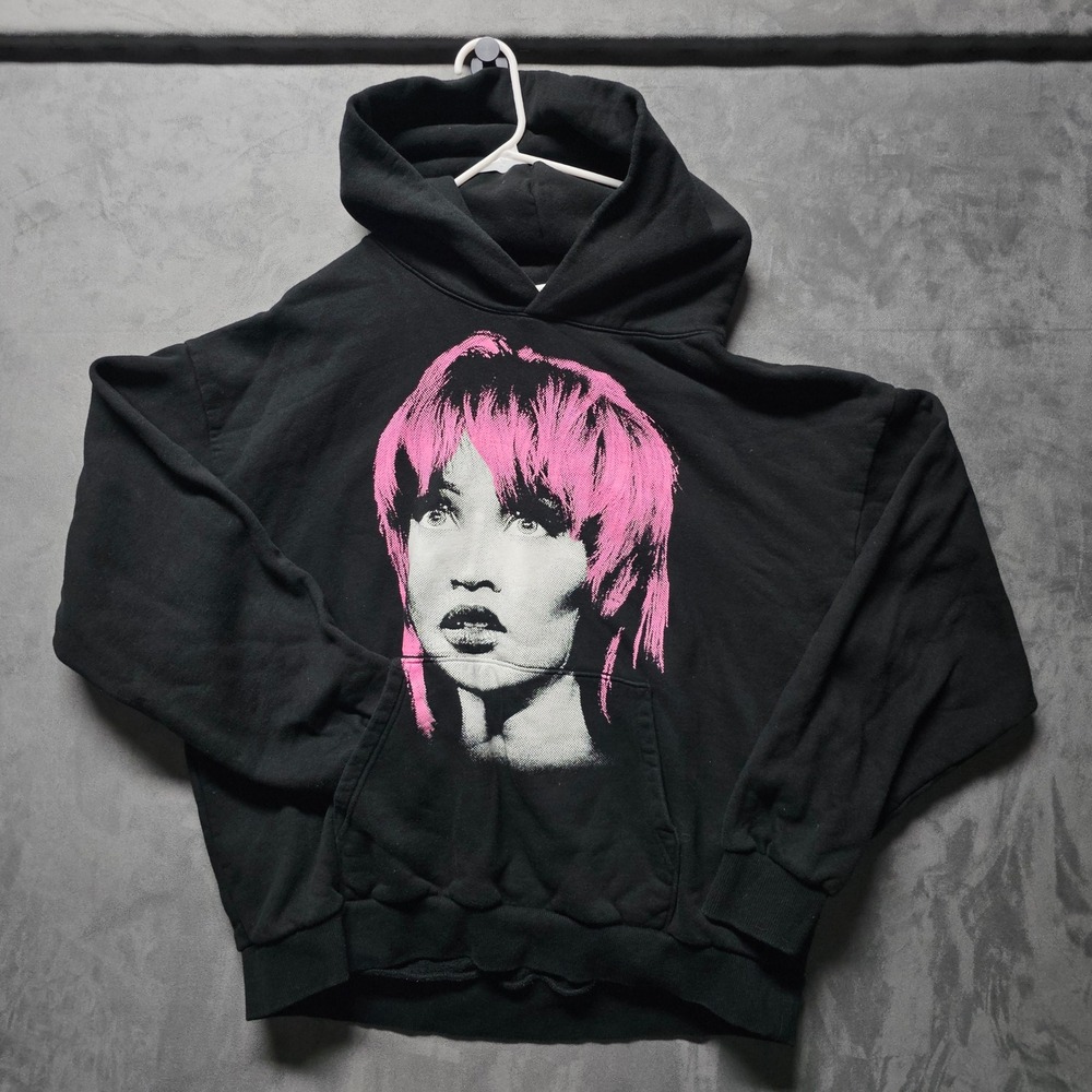 Nicki Minaj Pink Friday 2 World Tour Hoodie Black Graphic Sweatshirt XL